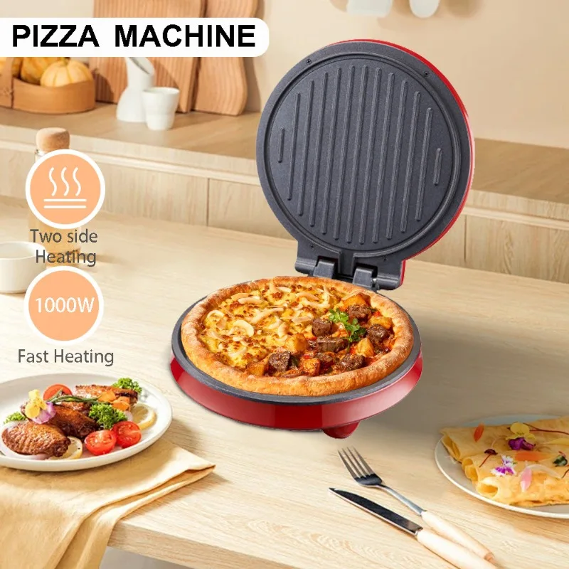Waffle Cone Maker - Máquina de Pizza Elétrica 110V, Panela