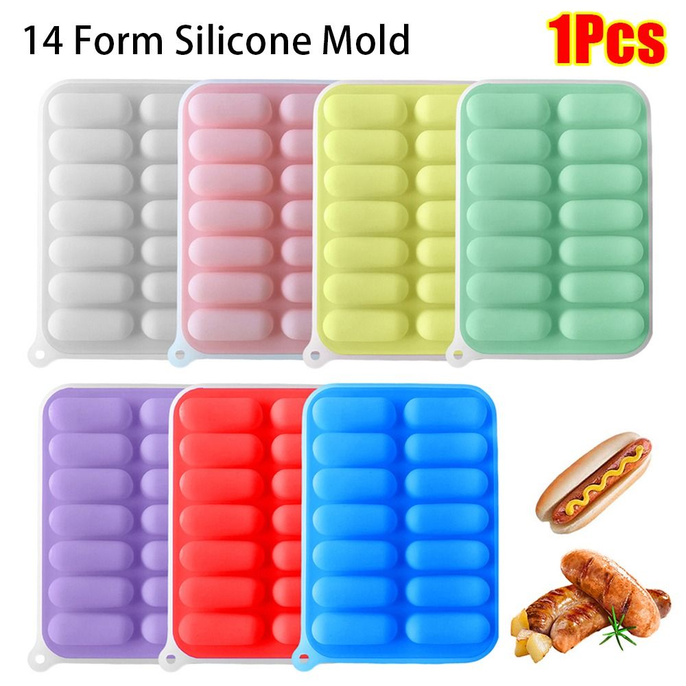 Hot Dog Press - Molde de Silicone Antiaderente de Alta