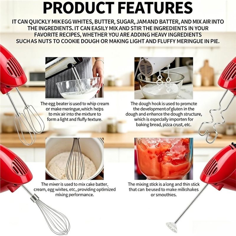 [Acessível] Conjunto de acessó - Kitchenaid Mixer Hand Mixer avaliação e preço