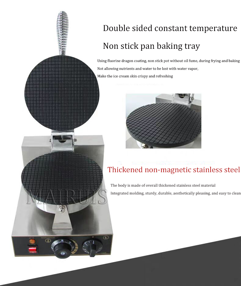 Máquina Comercial de Fazer Cas - Waffle Cone Maker avaliação e preço