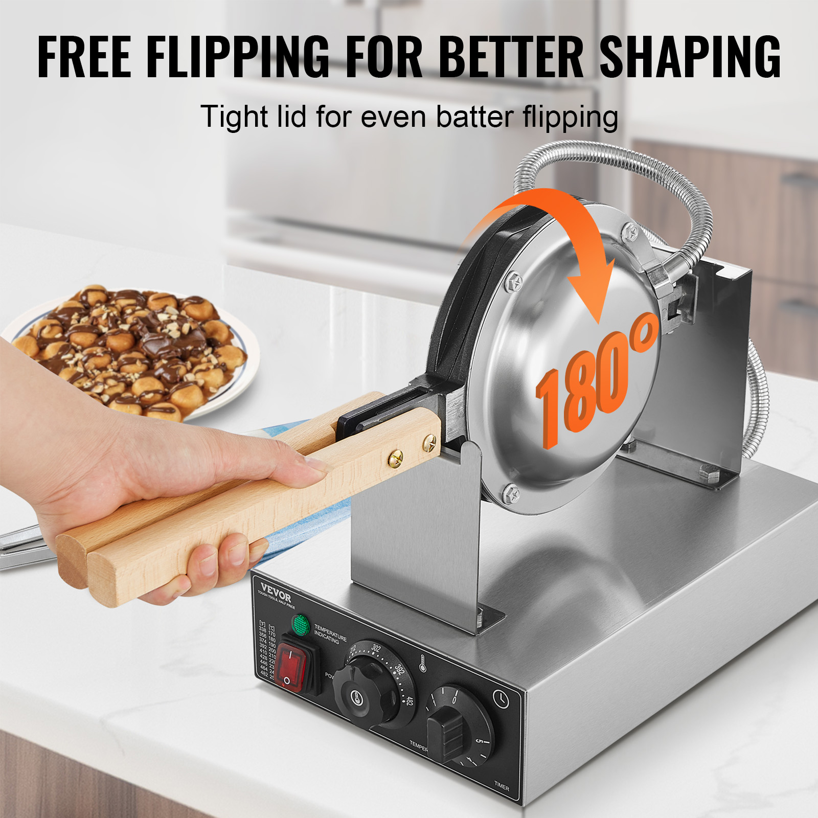 HomeWise comercial ovo bolha w - Waffle Cone Maker avaliação e preço