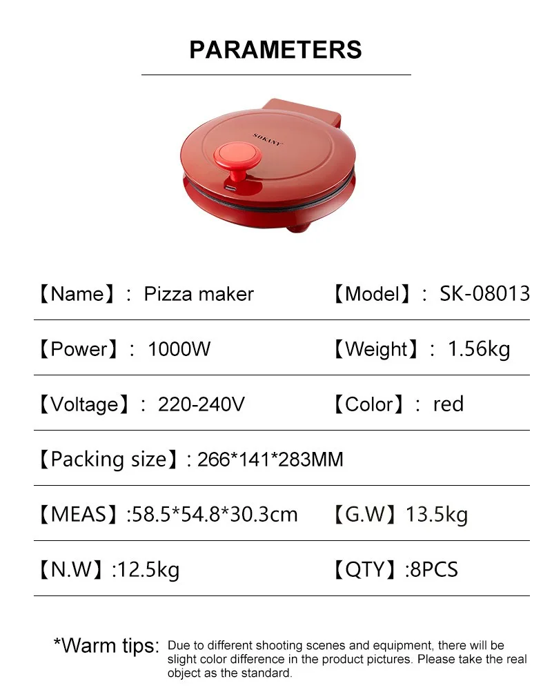 Máquina de Pizza Elétrica 110V - Waffle Cone Maker avaliação e preço