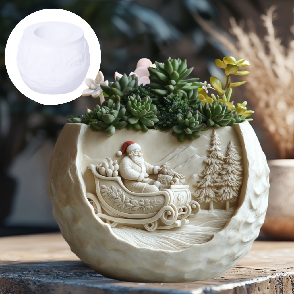 Trenó de cedro papai noel alív - Potsticker Mold avaliação e preço